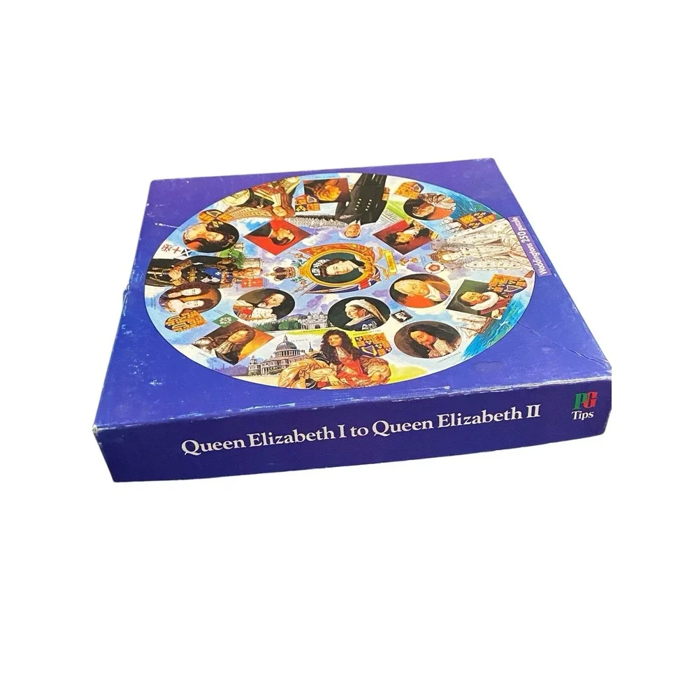 Vintage 1981 Waddington Queen Elizabeth I to Queen Elizabeth II 250 Puzzle